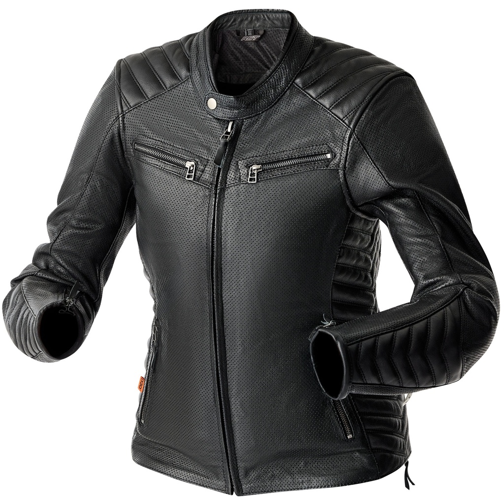 RST Roadster Air D3O Ladies Leather Motorcycle Jacket