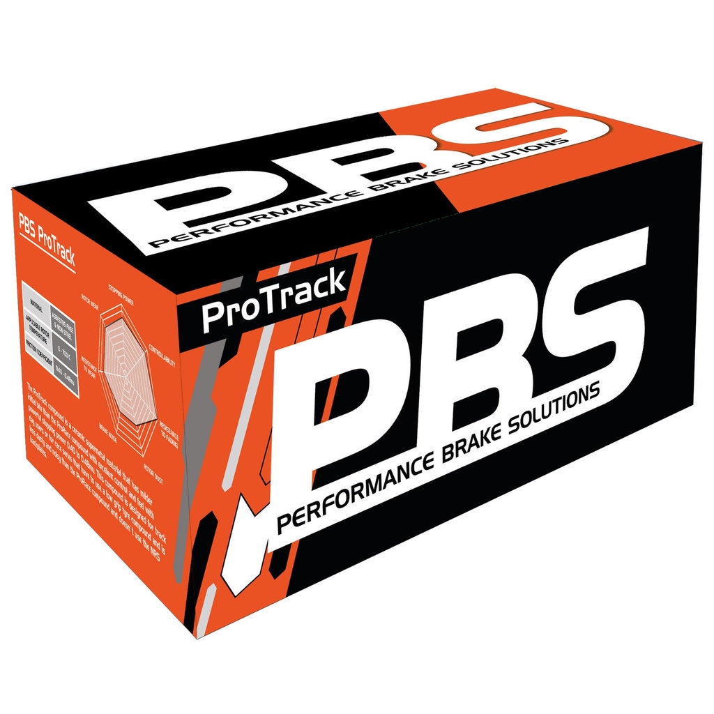 PBS Brakes ProTrack Brake Pads To Fit Brembo GT-6 Caliper