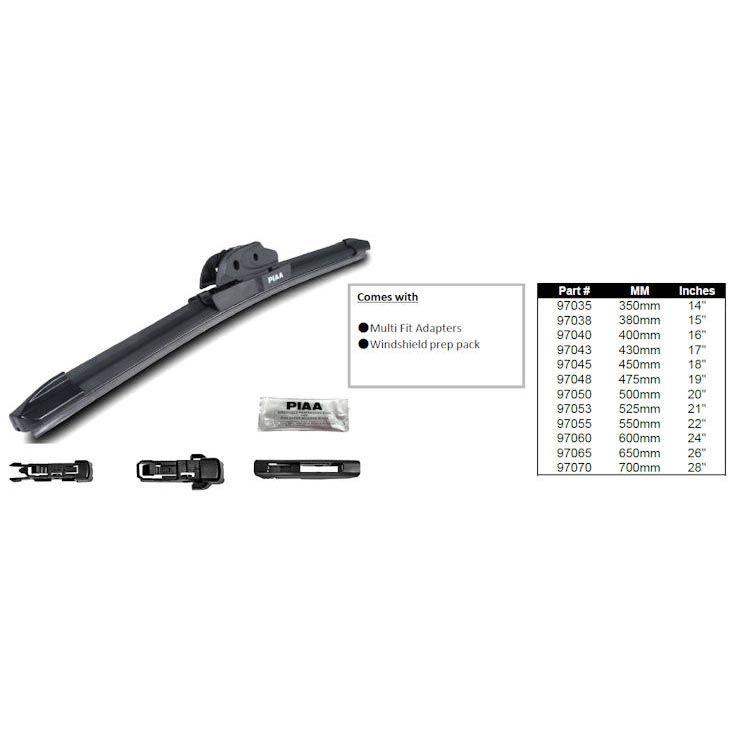 PIAA Si-Tech Flat Aero Wiper Blade