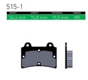 Prodezine - Sinter Brake Pad Set 515-1 ARROW 15MM