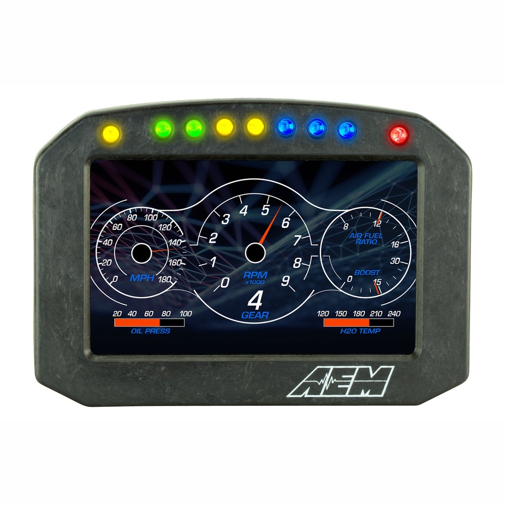AEM Electronics CD-5 Carbon Flat Panel Digital Dash Display