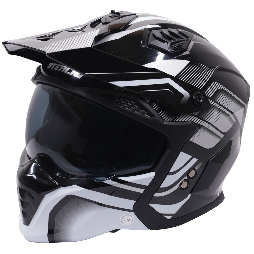 Stealth Fighter HS711 Graphic Motorcycle Helmet