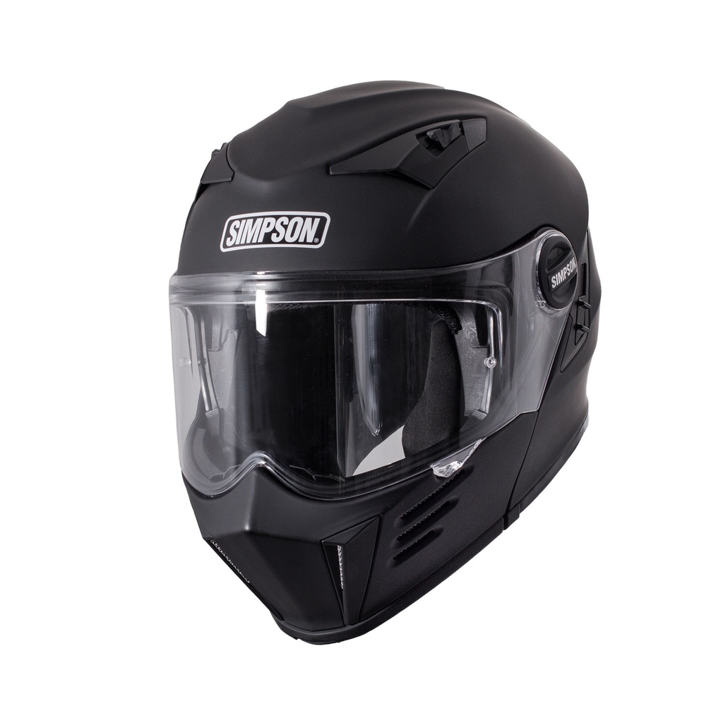 Simpson Darksome Plain Motorcycle Helmet