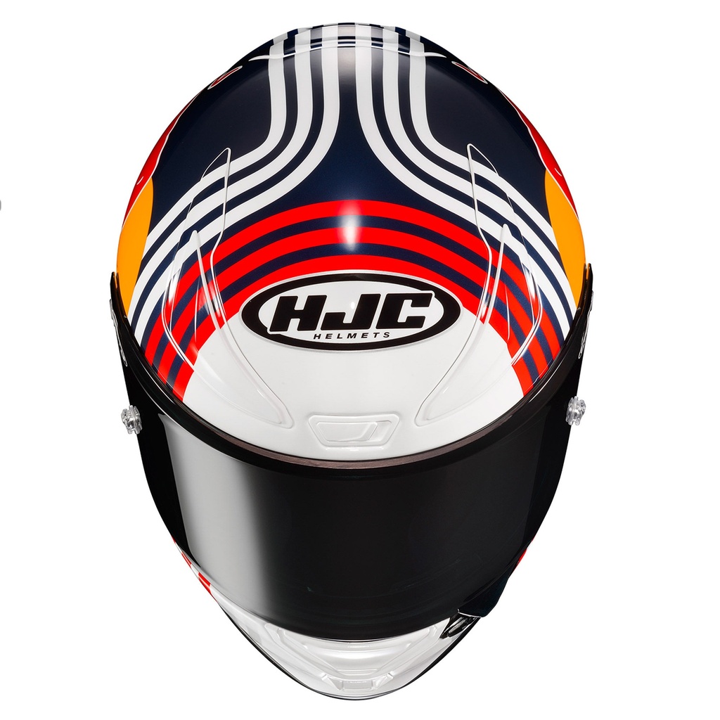 HJC RPHA 1 Red Bull Austin Replica Motorcycle Helmet
