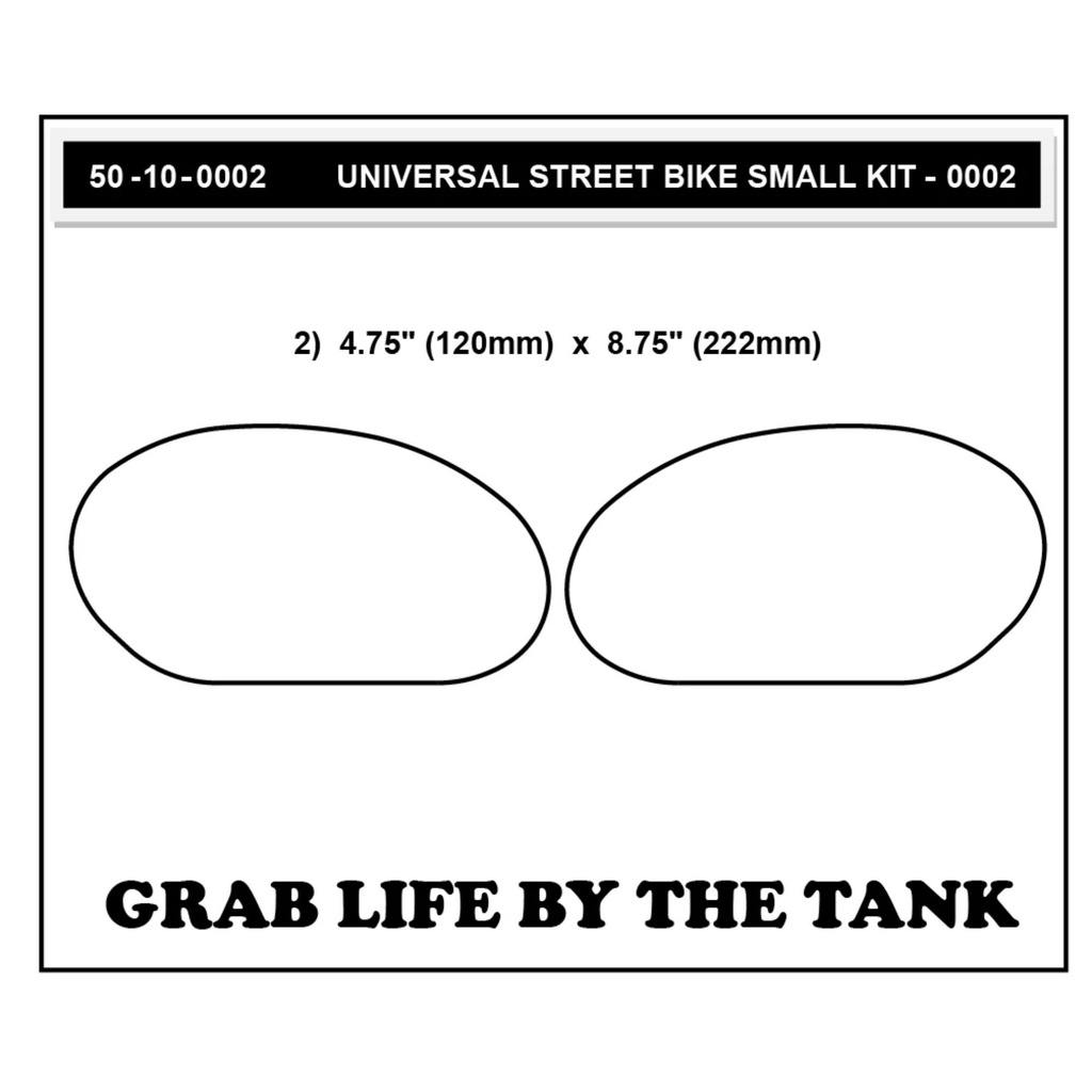 StompGrip Super Volcano Universal Small Street Bike Tank Grip Sheet