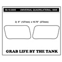 StompGrip Volcano Universal Quadrilateral Tank Grips Traction Kit