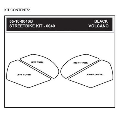 StompGrip Volcano Streetbike Clear Traction Kit