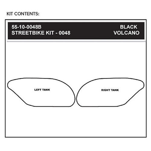 StompGrip Volcano Streetbike Black Traction Kit