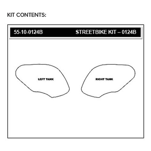 StompGrip Volcano Streetbike Clear Traction Kit