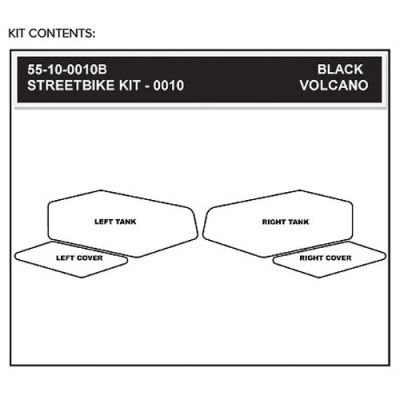 StompGrip Volcano Streetbike Clear Traction Kit