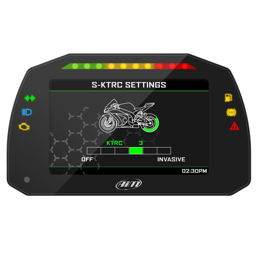 AIM MXK10 Kawasaki ZX-10R (Gen4 2011-15) Plug & Play Dash Logger