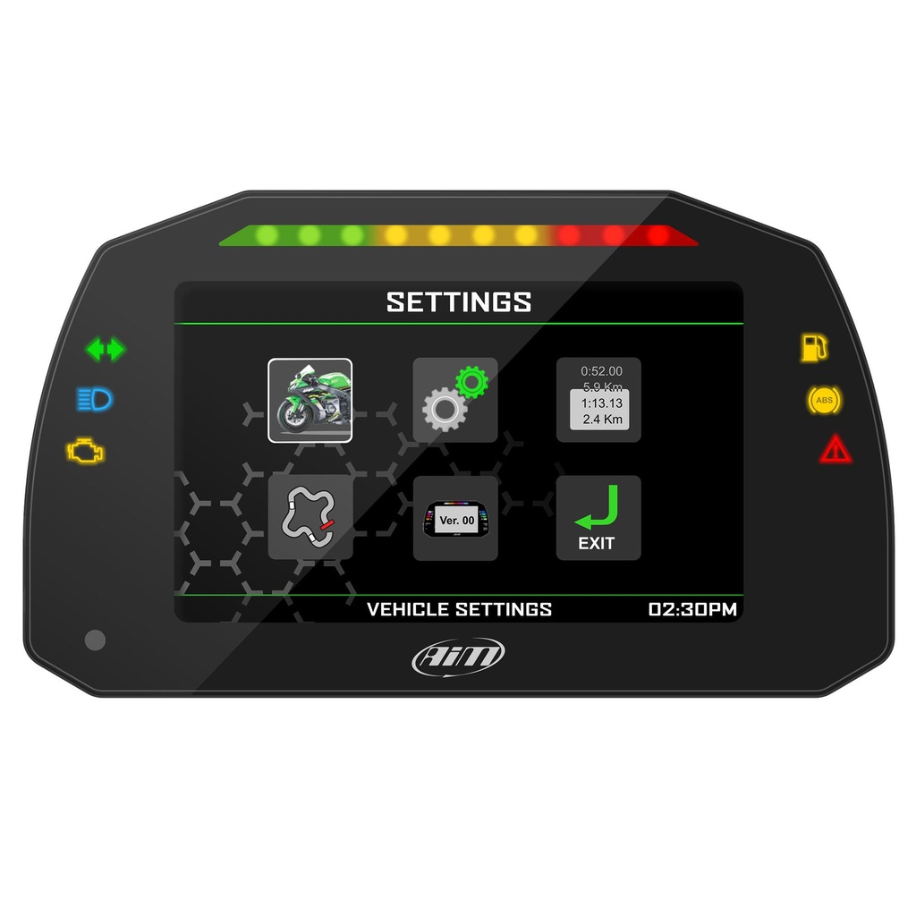 AIM MXK10 Kawasaki ZX-10R (Gen5 2016-19) Plug & Play Dash Logger