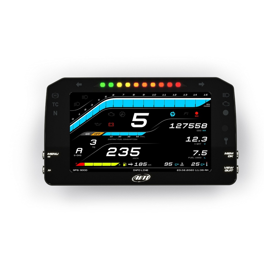 AIM MXS 1.3 MV Augusta OEM Plug & Play Dash Logger