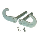 Warrior Motorcycle Front and Rear Paddock Stand with Bobbin Hooks Bundle