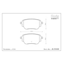 Endless MA45B Brake Pads