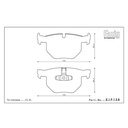 Endless MA45B Brake Pads