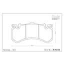Endless MA45B Brake Pads