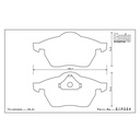 Endless MA45B Brake Pads