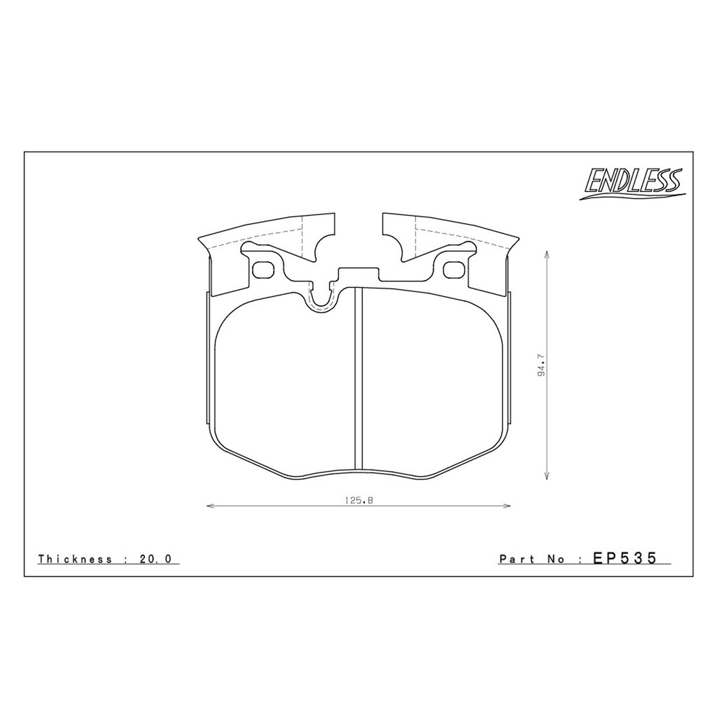 Endless MA45B Brake Pads