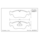 Endless MX72 Brake Pads