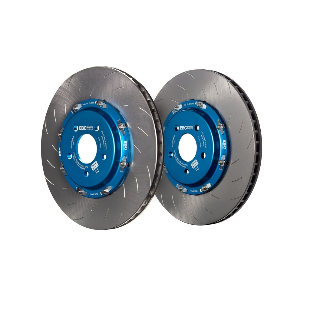 EBC Brakes P2DK 2 Piece Fully Floating Disc Kit With Yellowstuff Pads