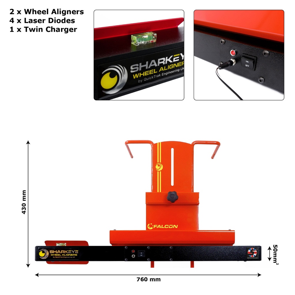 Sharkeye Falcon Four Wheel Laser Aligner