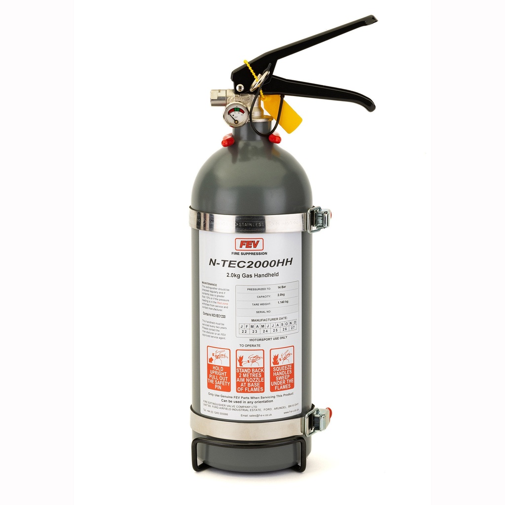 FEV N-TEC 3.0Kg Electrical Fire Extinguisher Rally Package