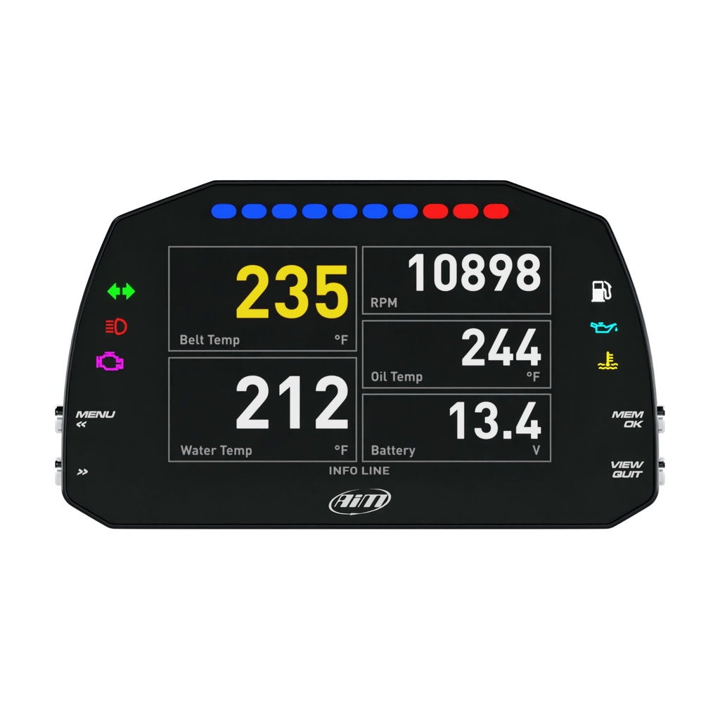 AIM MXS 1.3 Strada IVA Compliant Dash Kit (5” Colour TFT Display)