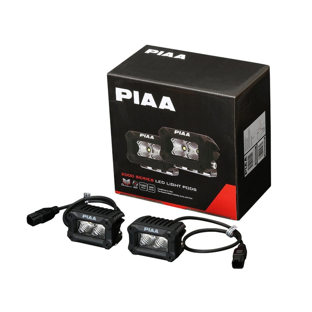 PIAA 2000 Series LED Spot Light Pod Kit