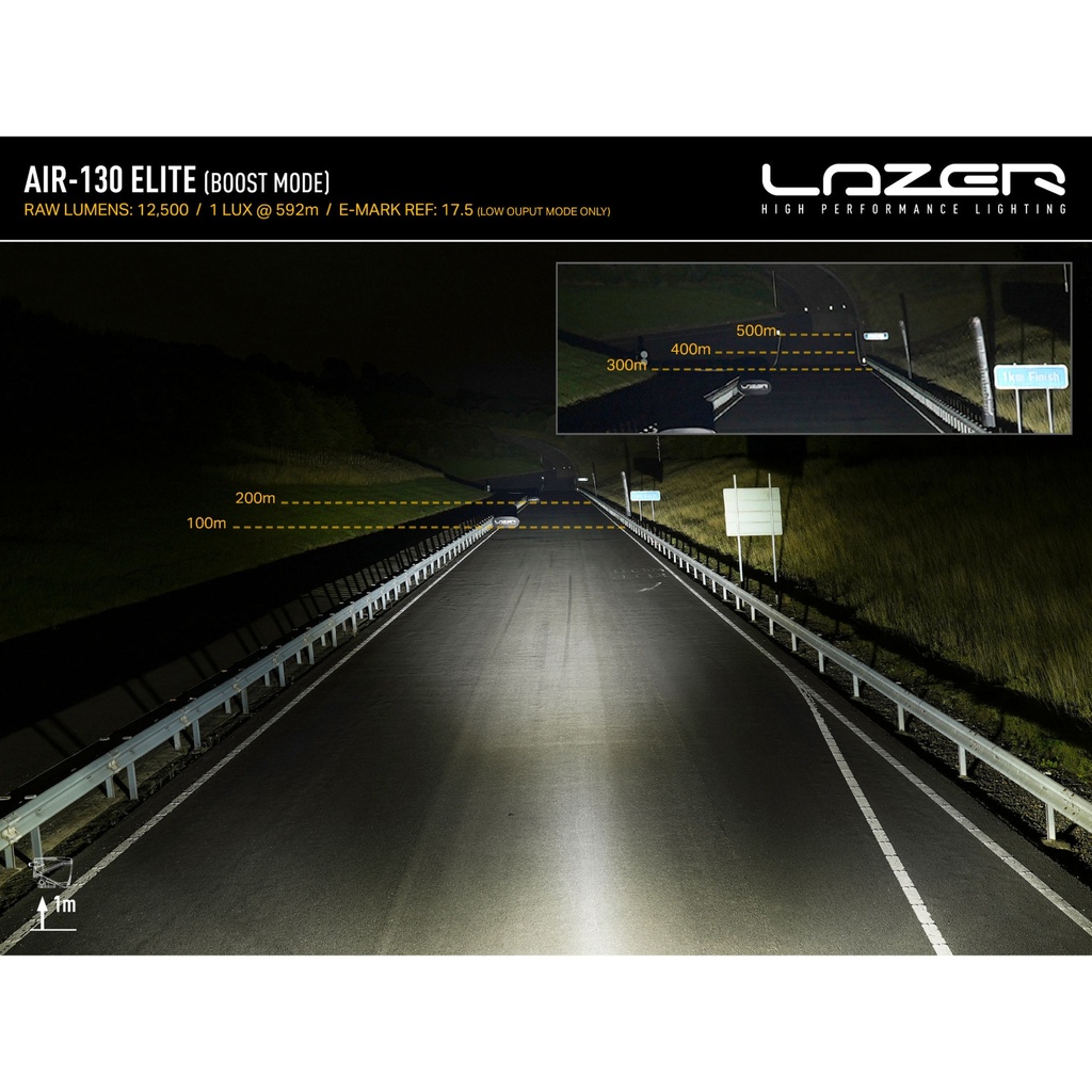 Lazer Lamps AIR-130 Elite Auxiliary LED Driving Light Bar