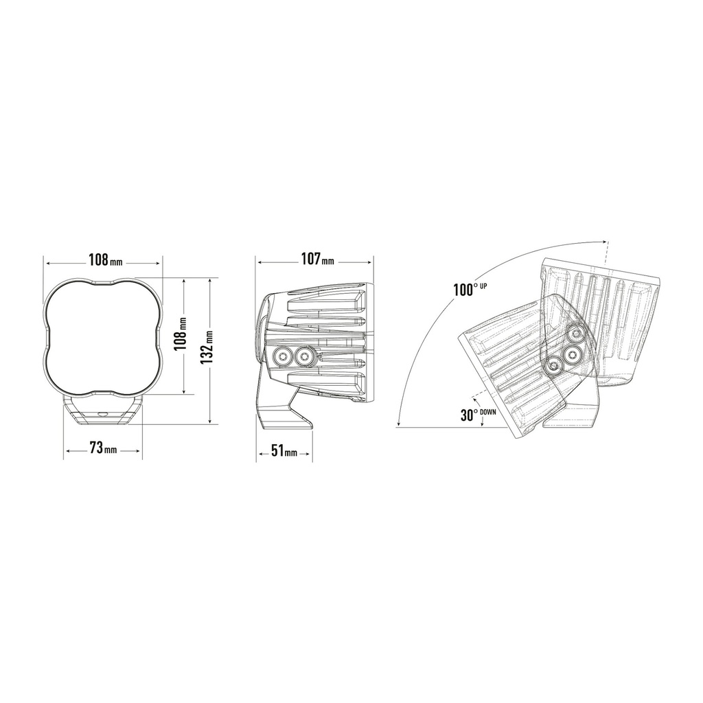 Lazer Lamps RP Series LED Spot Light