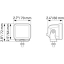 Hella Black Magic LED Cube Lamp - 2.7 Inch