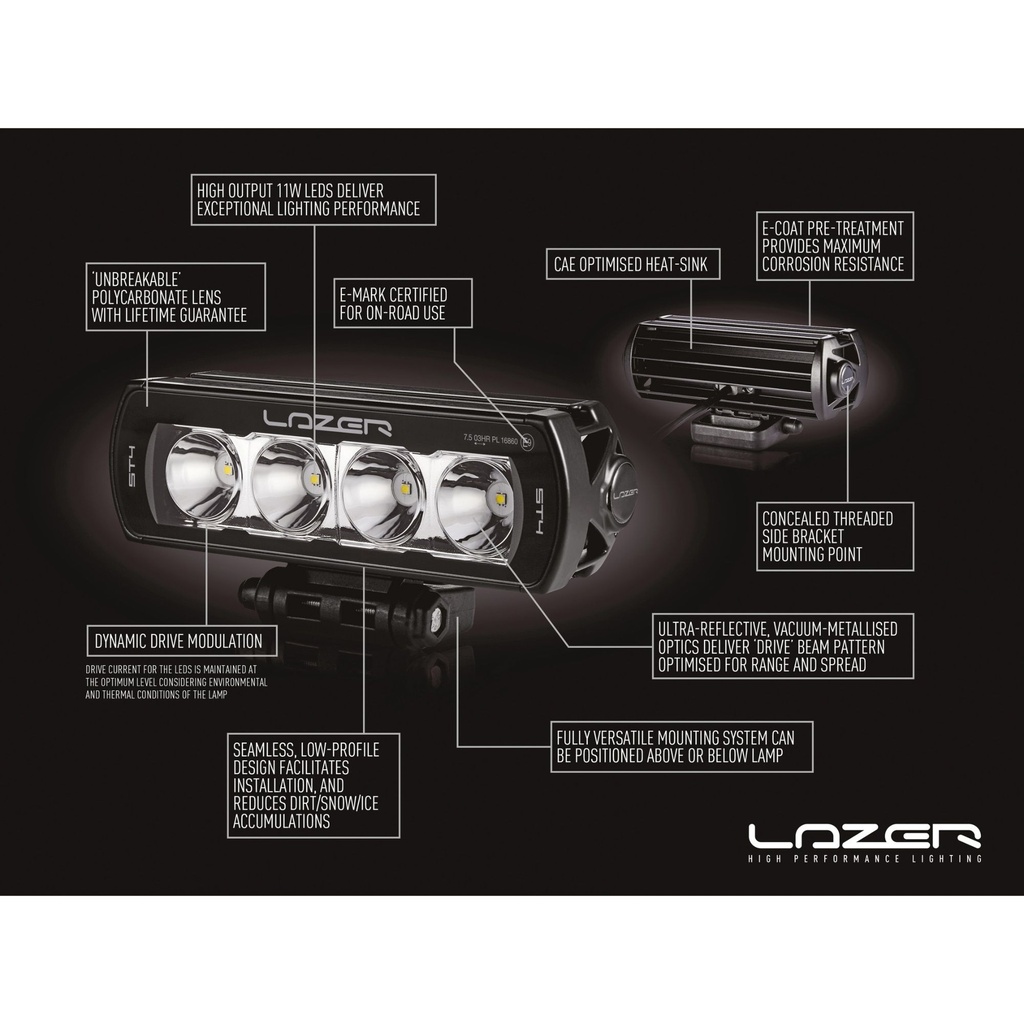 Lazer Lamps ST-2 Evolution ECE Approved LED Light