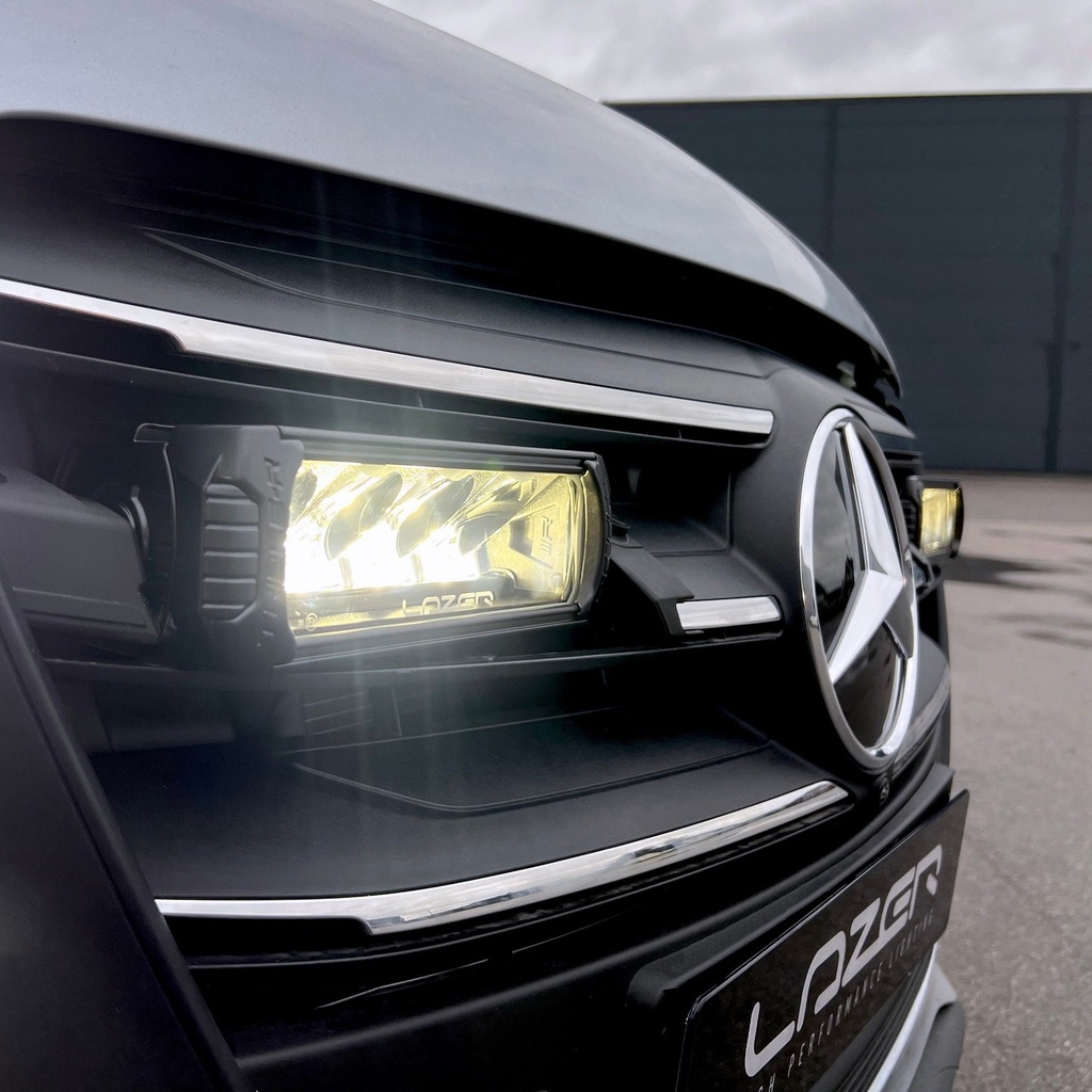 Lazer Lamps Grille Integration Kit With Gen 2 Triple-R 750 Lamps With Beacon