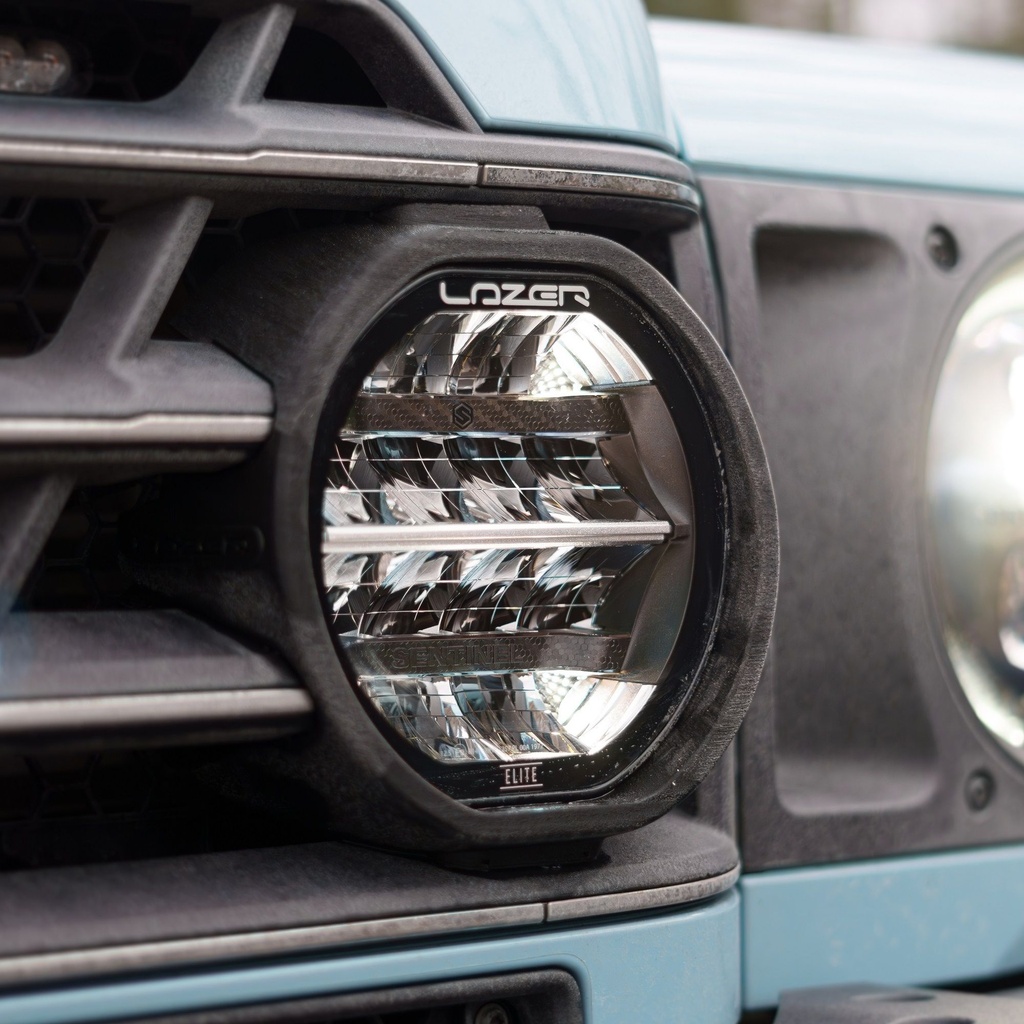 Lazer Lamps Grille Integration Kit With Sentinel 7 Inch Lamps