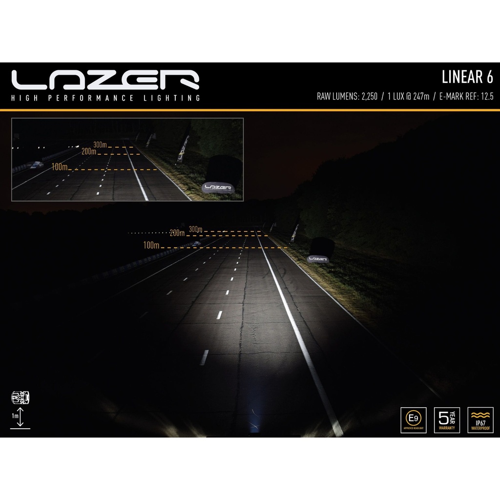 Lazer Lamps Grille Integration Kit With Linear 6 Lamps
