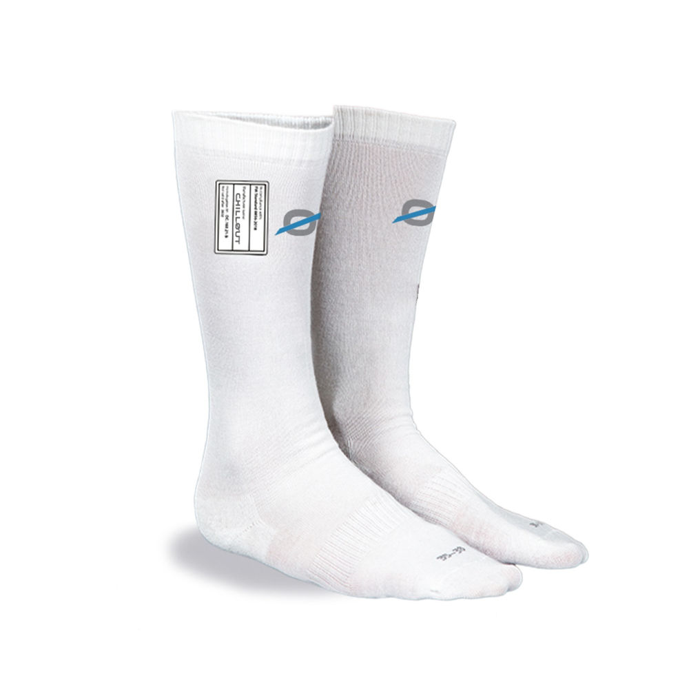 [7001608-3840331] Chillout Motorsports Pro Sport Flame Resistant Socks (S, Black)