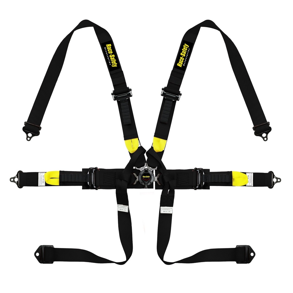Race Safety Accessories ProLite 6 Point Single Seater Harness