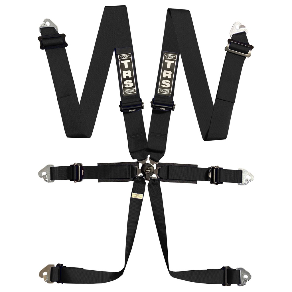 [7001993-2189140] TRS Pro Standard / Superlite / Ultralite 6 Point Saloon Harness (Black, Standard)