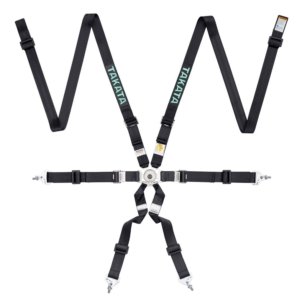 Takata Race 2x2 6 Point Harness