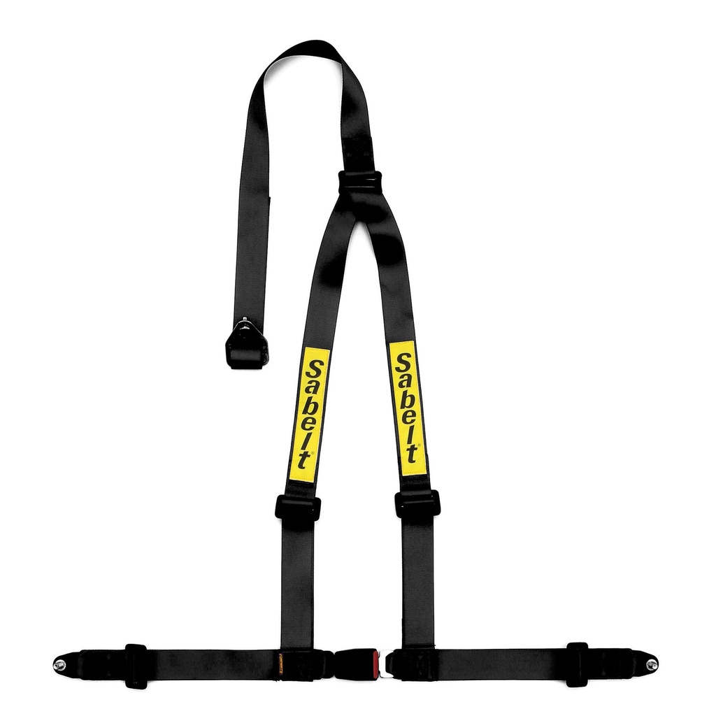 [7000257-2338760] Sabelt 3 Point Bolt In Harness (Black)