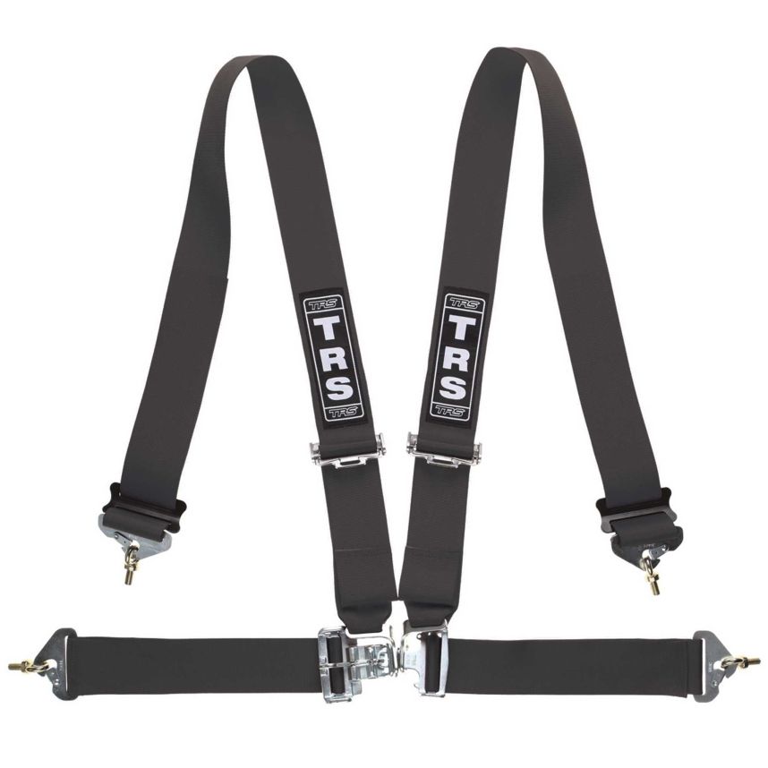 [2015014-1747884] TRS Nascar Standard / Superlite 4 Point Harness (Black, Standard)