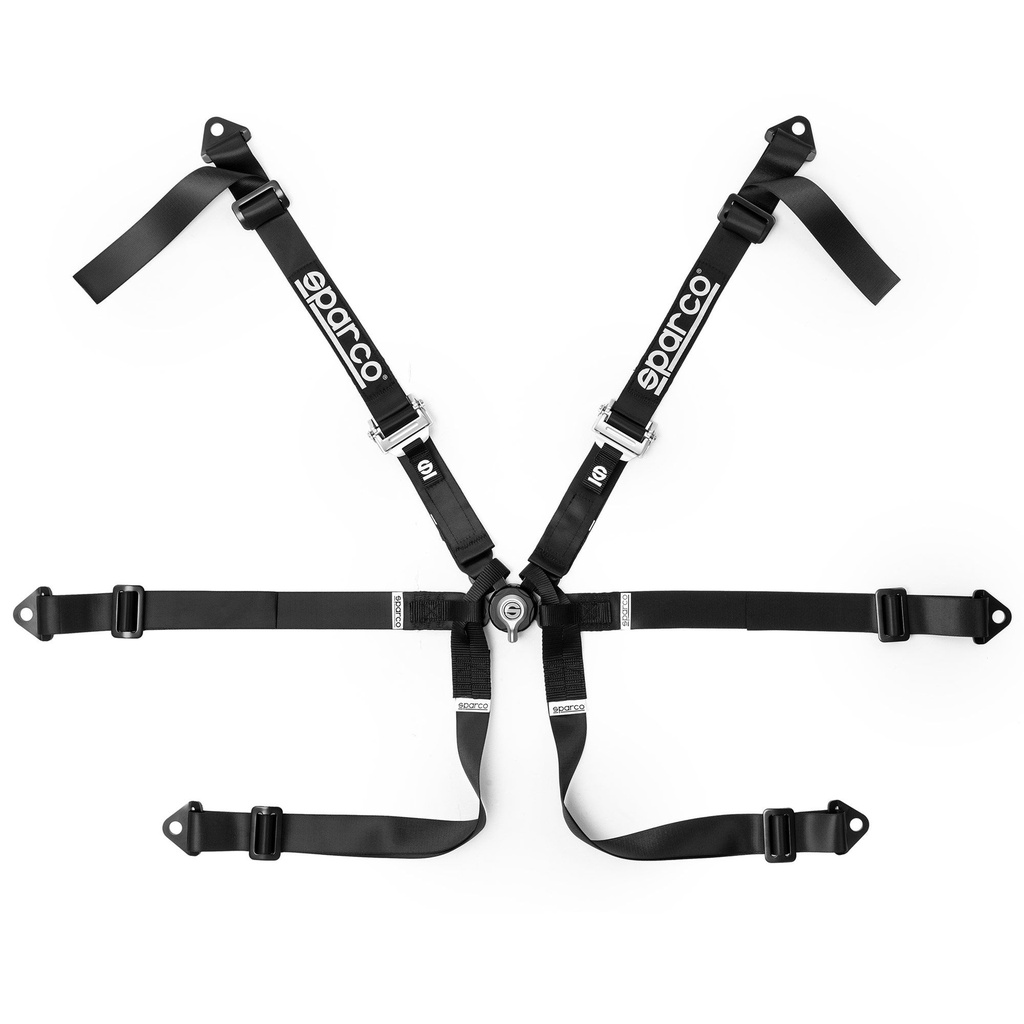 [S/H04823HNR] Sparco Lightweight 6 Point Single Seater FHR Harness