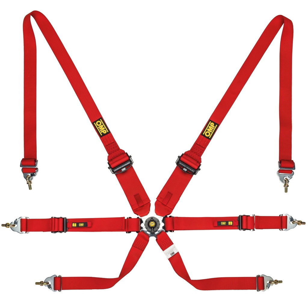 OMP One 3+2 Convertible 6 Point Saloon Harness