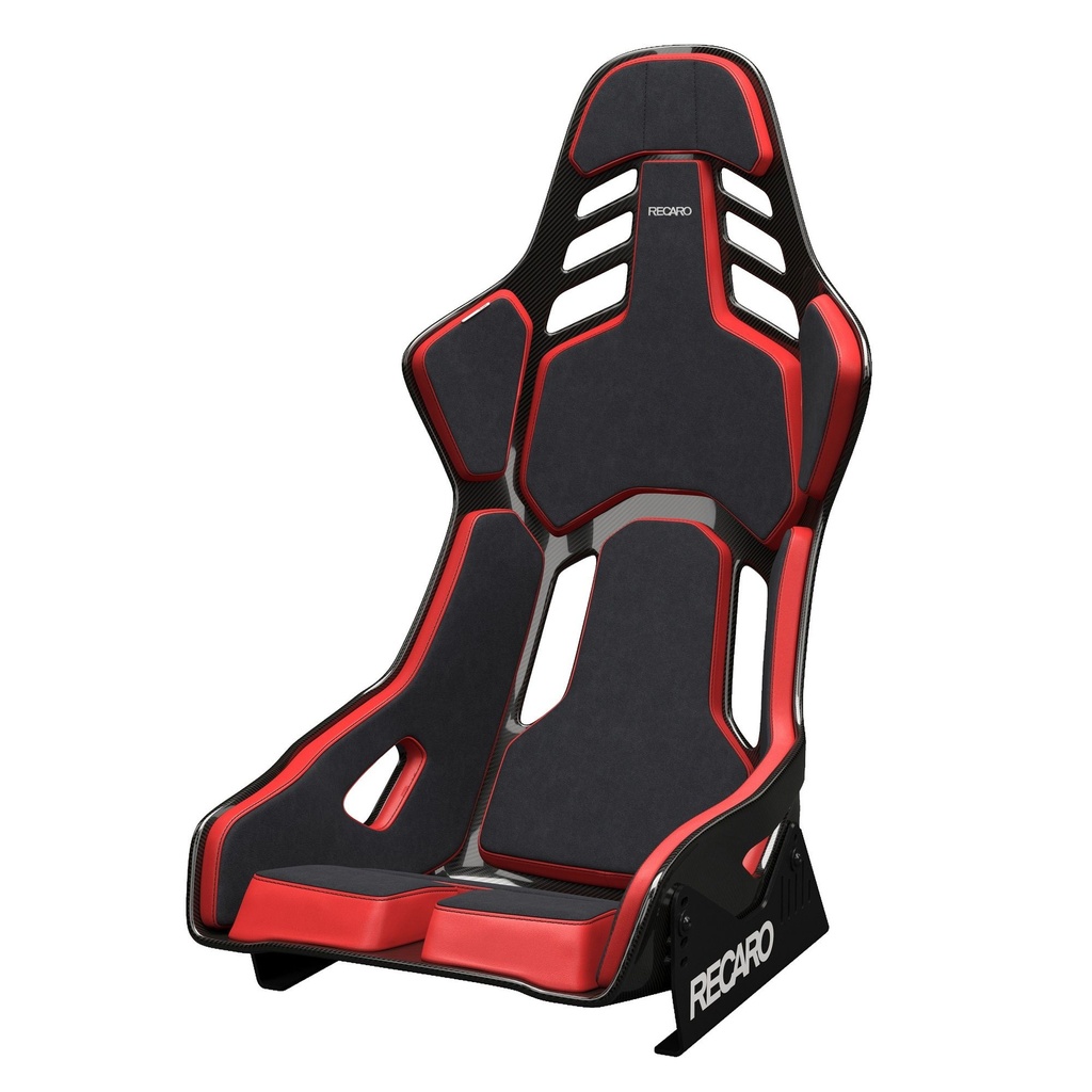 [7000943-3589648] Recaro Podium CF Carbon Fibre Seat (Medium, Right Hand, Black Perlon Velour)