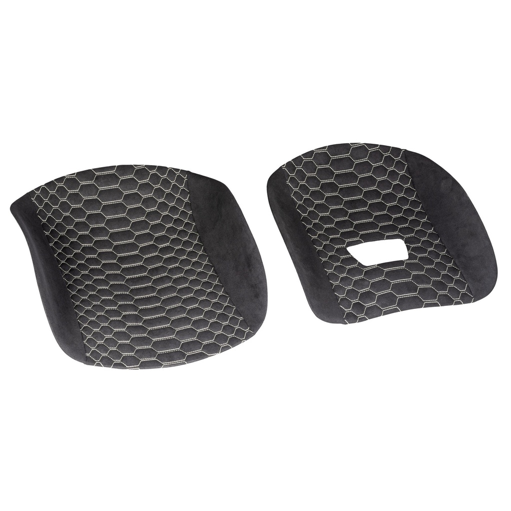 Tillett Two Piece Pad Set For Tillett Car Seat - Hex Stitch (Leather, B10, Black)