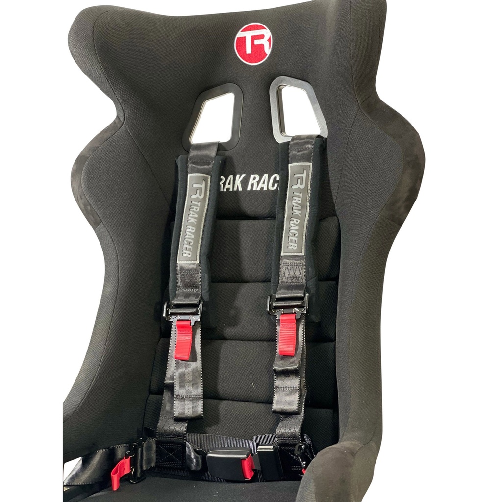 [7000106-2298275] Trak Racer 4 Point Seat Harness (Black)