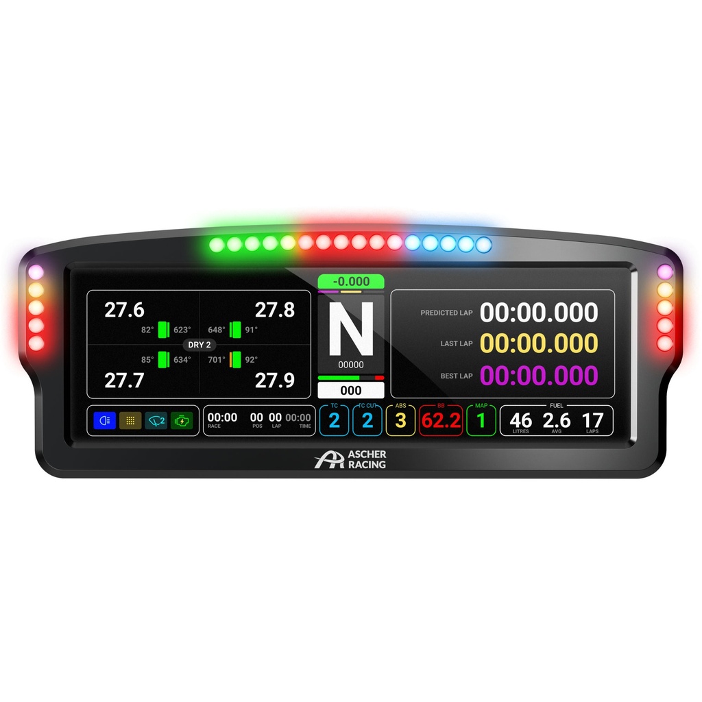 Ascher Racing 8" Dashboard