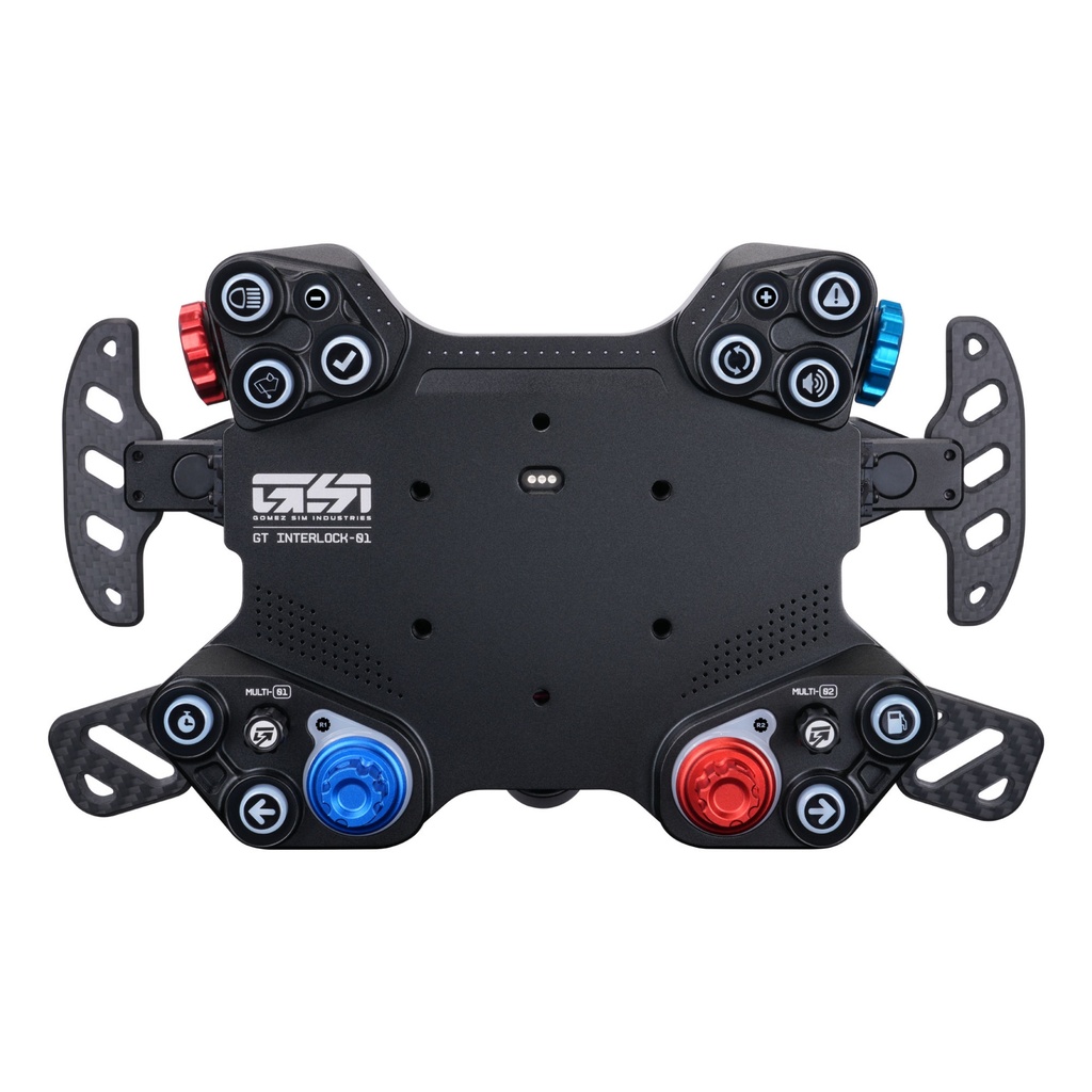 [7002142-3876291] Gomez Sim Industries Interlock Base Module (4 Carbon Fibre Paddles - Without LED Matrix, Prime)