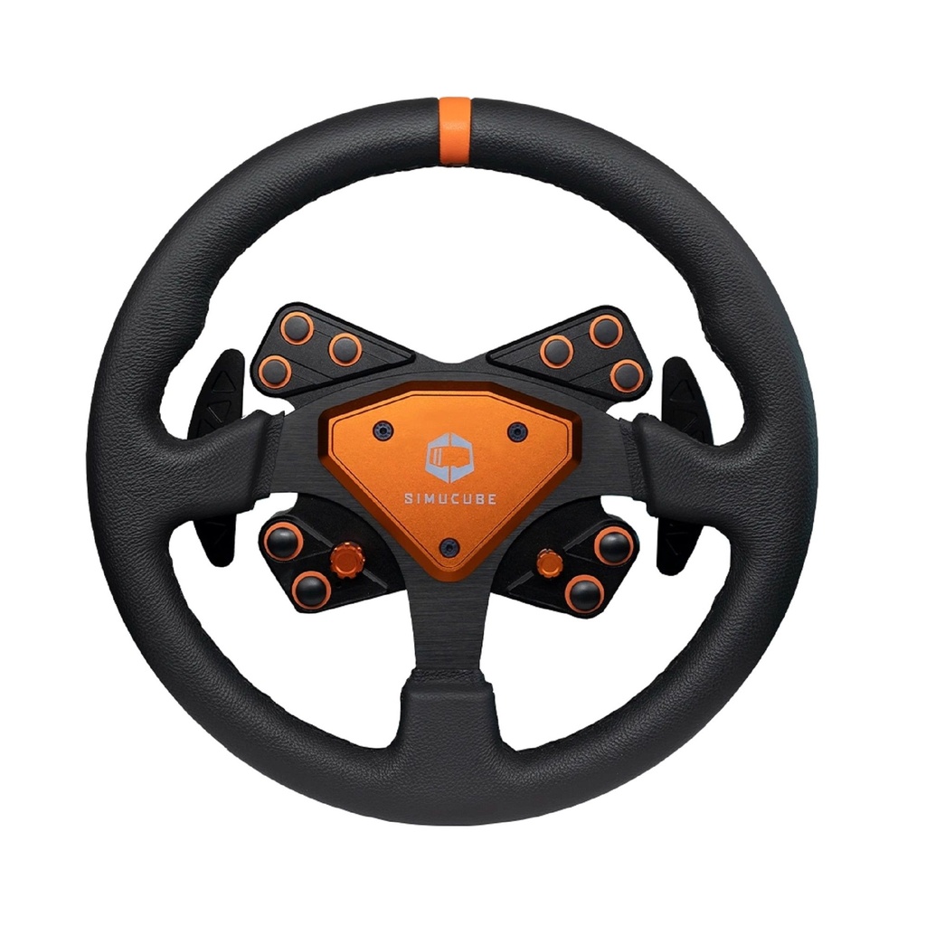 Simucube Orange Edition Tahko Round Wireless Steering Wheel